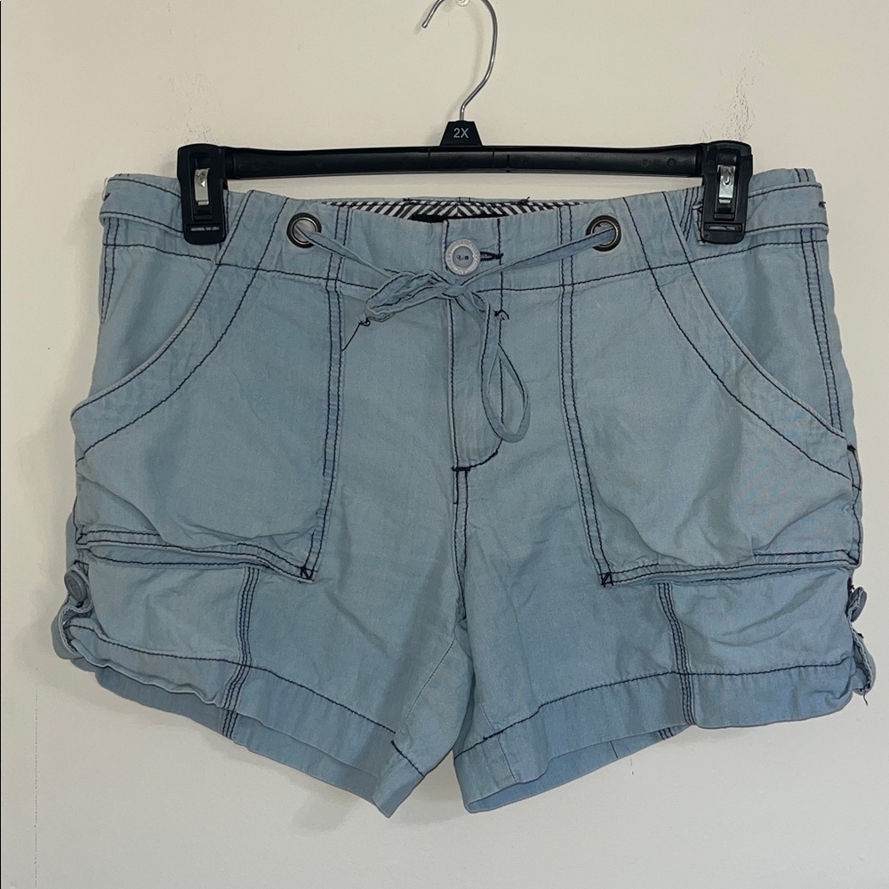 Sanctuary Striped Blue Shorts